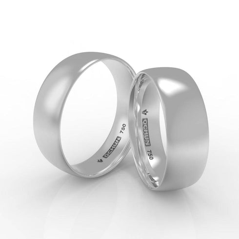 Akiva Ékto - Anillos De Matrimonio Oro 18K - Ochun Joyeros - Ochun Joyeros